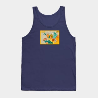 Reykjavík Map Tank Top